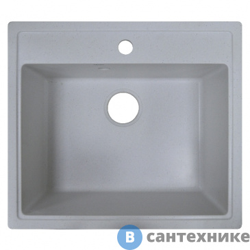 картинка Кухонная мойка AZARIO Litos (570х505х200) хлопок, сифон + герметик (CS00079702)