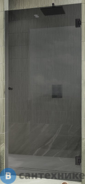 картинка Душевая дверь на петлях MaybahGlass 1950*800 Стекло 8 мм Графит (MGD-523-6)