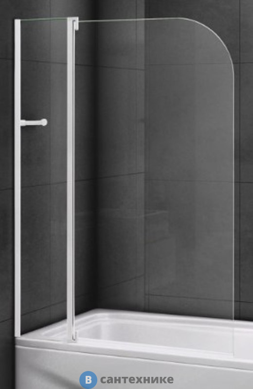 Шторка на ванну Cezares RELAX-V-11-100/140-C-Bi