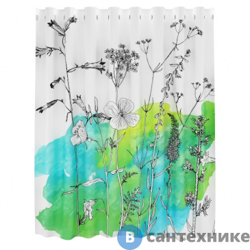 картинка Шторка WasserKRAFT Dill SC-39103 для ванной