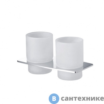 картинка Стакан Zeegres STYLE 24119101 двойной для зубных щёток