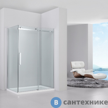 картинка Душевое ограждение Black&White S208 (900X1200X1950)