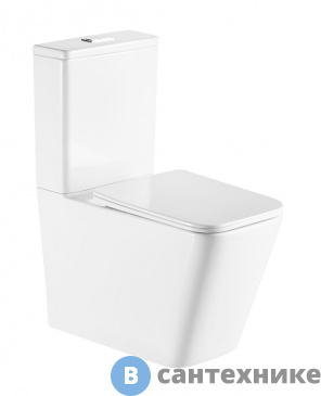 картинка Унитаз с бачком WELTWASSER WW GELBACH 011 ST GL-WT с сиденьем