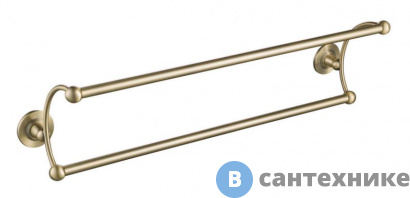 картинка Полотенцедержатель двойной Timo Nelson 160056/02 antique