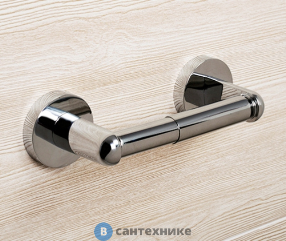 Держатель туалетной бумаги WasserKRAFT Rhein K-6222 металл, хромоникелевое покрытие