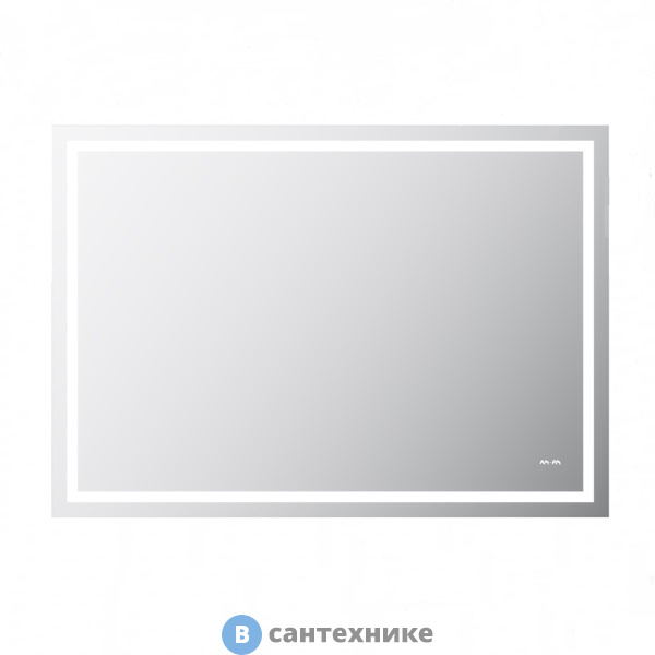 Зеркало AM.PM Gem M91AMOX1001WG с контурной LED-подсветкой, 100 см