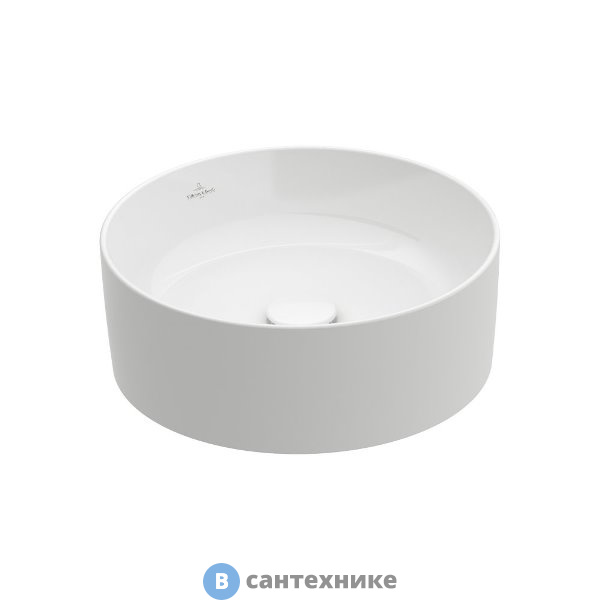 Раковина Villeroy & Boch Collaro 4A1840R1 40*40 альпийский белый