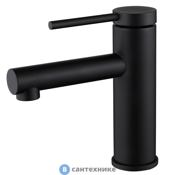 Смеситель ABBER Emotion AF8810B для раковины, чёрный матовый