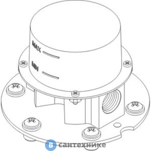 База Jacob Delafon 97906D-NF для установки напольного смесителя STILLNESS / COMPOSED