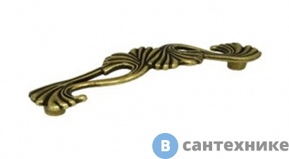 картинка Ручка-скоба Cezares WMN696.096.D1 Античное серебро (Межосевое рассто)