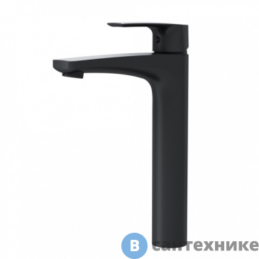 картинка Смеситель AM.PM Gem F90A92022 для умывальника высокий, чёрный