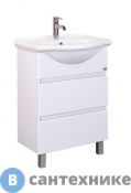 Тумба с раковиной Onika ЭЛИТА 60.13 белая (106120)