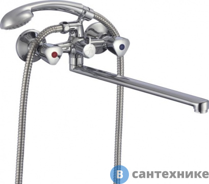 картинка Смеситель Milardo Tring TRISBL2M10 для ванны с длинным изливом