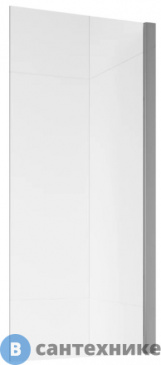 картинка Шторка на ванну STWORKI Стокгольм GV-861 MT 70х150 см, профиль хром матовый (449629)