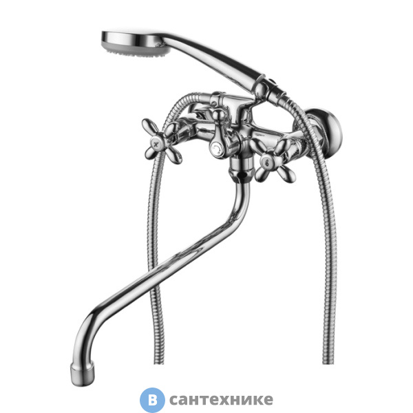 Смеситель IDDIS Jeals JE2SBL0i10 для ванны с длинным изливом