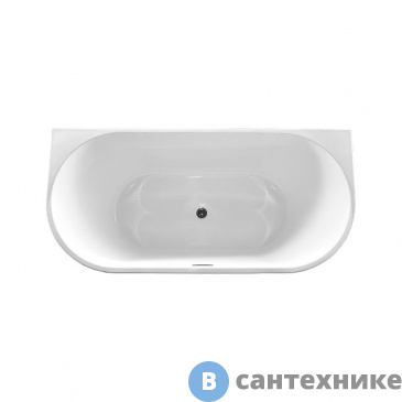 картинка Ванна акриловая Vincea VBT-421-1800, 1800*800*580, белый, слив-перелив хром