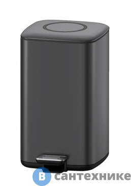 картинка Ведро WELTWASSER WW WALLY TG 12L педальное, серый матовый