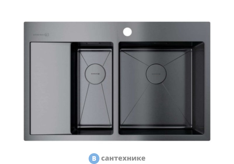 Кухонная мойка OMOIKIRI Akisame 78-2-GM-R (4973102)