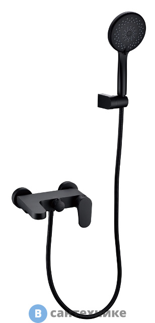 Смеситель Boheme 453-B для ванны SPECTRE чёрный матовый