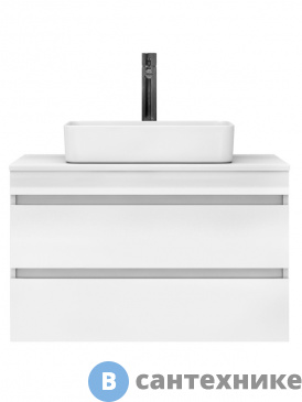 картинка Тумба под раковину VIGO Urban 800-0-2 со столешницей подвесная (умыв. Urban) (tp.URB.80.2Y)