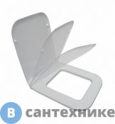Крышка сиденье AZZURRA Hera для унитаза 46,5х38х0,2 см, с микролифтом, белый (HER1800/F)