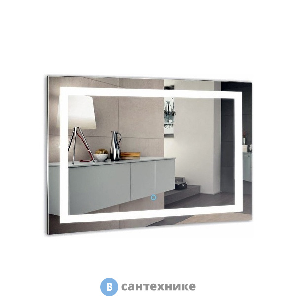 Зеркало AZARIO Ливия 800*600 сенсор выкл (ФР-00000942)