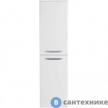 картинка Пенал Cezares ECO ECO-1500-2A-SC-BL подвесной с двумя распашными дверцами с доводчиками, с двумя полками, универсальный, Bianco Lucido, 400x300x1500