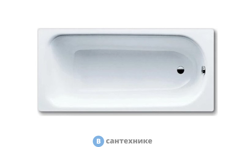 Ванна стальная Kaldewei Saniform Plus 375-1 180х80 белый + easy-clean (112800013001), без ножек