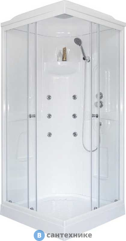 Душевая кабина Royal Bath RB 80HP2-T 800x800x2170 (прозрачное)