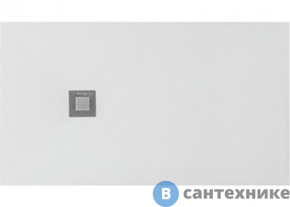 картинка Душевой поддон Hidronatur ATS-140x80U-W Pleasure 1400х800х30мм слив крышка белый камень