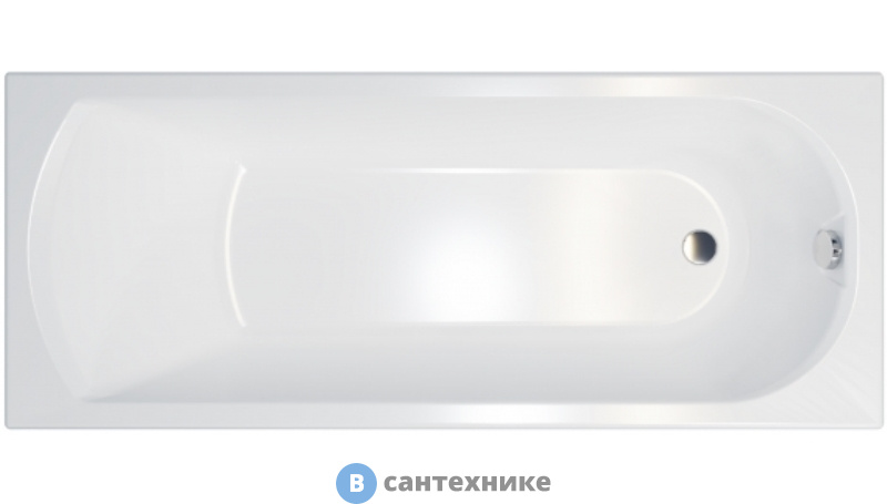 Ванна акриловая Тритон Дюна 160 (V71), без каркаса и сифона