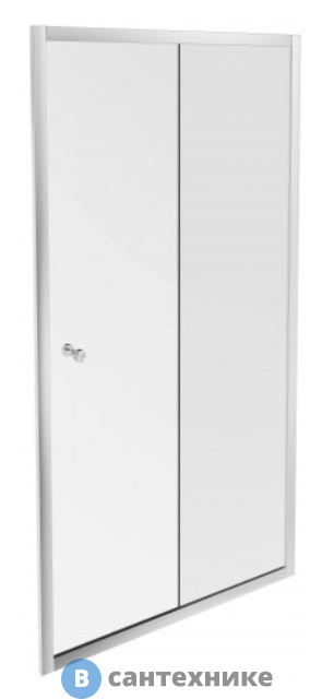 Дверь Jacob Delafon SERENITY E14C100-GA реверсивная, стекло 6 мм, прозрачное, профиль хром /100х190/