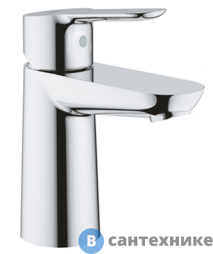 картинка Смеситель Grohe BauEdge 23330000 для раковины, гладкий корпус