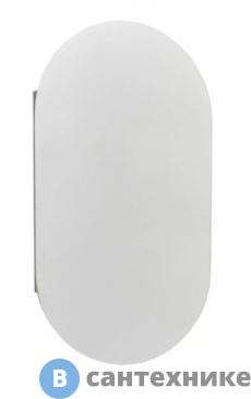 картинка Зеркальный шкаф Акватон Оливия 50 R 1A254502OL010 Белый глянцевый (1A254502OL010)