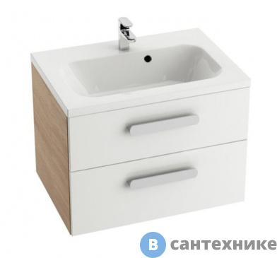картинка Тумба под умывальник Ravak SD 700 CHROME II каппучино/белая (X000000921)