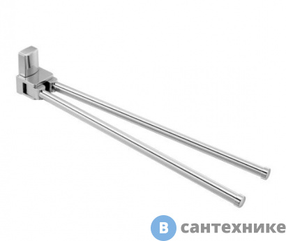 картинка Держатель полотенец WasserKRAFT Leine K-5031 рога металл, хромоникелевое покрытие