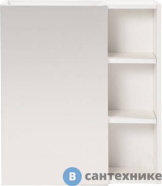 картинка Шкаф зеркальный Orange Sistema ST-60ZSW универсальный, белый