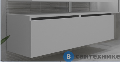 картинка Ящик под столешницу Armadi Art 897-140-W 140 см WHITE глянец VALLESSI UNO-S