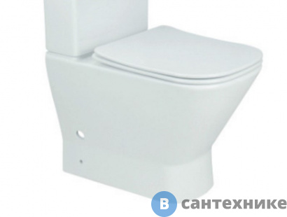 картинка Чаша для унитаза Aquanet FINE-C с сидением (Soft Close -SLIMSEAT) с Rimless (273786), без бачка