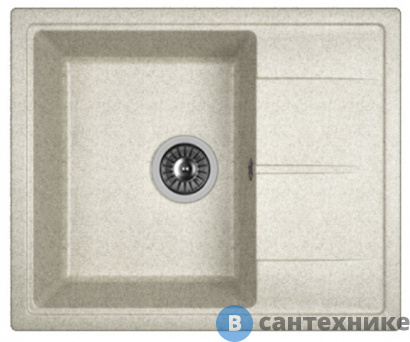 картинка Кухонная мойка Dr. Gans Ника 580, серый СМс (25.070.B0580.408)