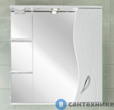 картинка Зеркальный шкаф Style line Амелия-750 со светом (4650134470499)