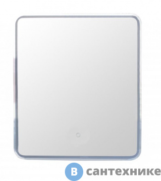 картинка Зеркало-шкаф Style line Каре 70*80 левое с подсветкой, сенсор на зеркале (2000949237244)