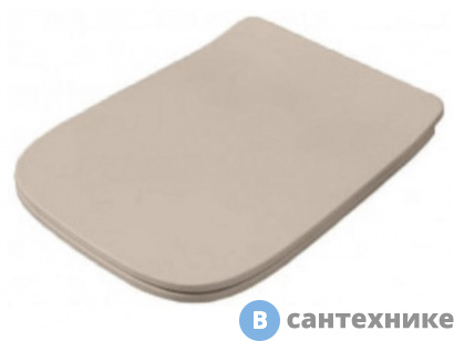 картинка Сиденье для унитаза Artceram A16 с микролифтом, matera, петли: хром (ASA001 41 71)