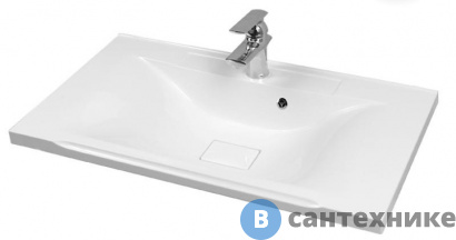 картинка Раковина Акватон Премьер М 800 белая (1A70493KPR010)