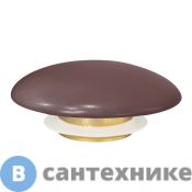 Накладка на слив для раковины ABBER AC0014MC коричневая матовая, керамика