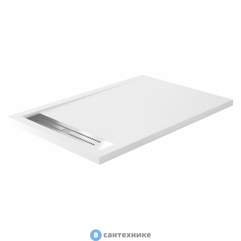 Душевой поддон WasserKRAFT Mindel 85T36 1400*900*40, искусственный камень, белый матовый, без сифона