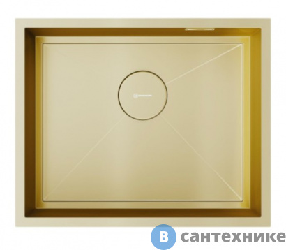 картинка Кухонная мойка OMOIKIRI Kasen 54-16-LG нерж.сталь/светлое золото (4997060)