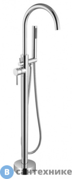 картинка Смеситель Orange Steel M99-336cr однозахватный напольный для ванны, хром