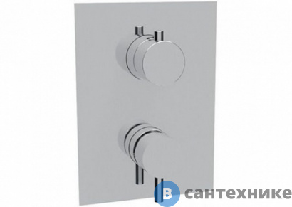 картинка Смеситель Cezares STELLA-VDIM5-01-Cr встраиваемый, однорычажный для душа с 5-и позиционным переключателем, хром