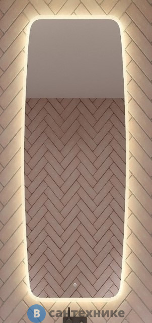 Зеркало Art & MAX Forli 500х1200 AM-For-500-1200-DS-F с подсветкой